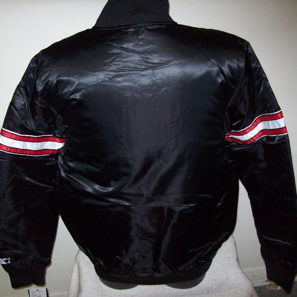 ATLANTA HAWKS Starter REVERSIBLE Jacket RED/BLACK - Picture 5 of 11